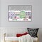 Hometown Holiday I Purple by Veronique Charron 33-in. W x 23-in. H. Canvas Wall Art Print Framed in Grey